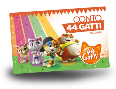 card conto 44 gatti