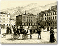 Sondrio - Piazza Garibaldi alla fine del 1800